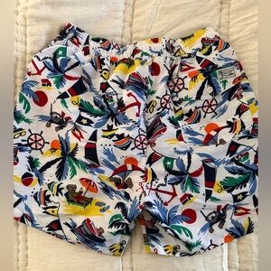Polo by Ralph Lauren Multicolor Graphic Swim Trunks